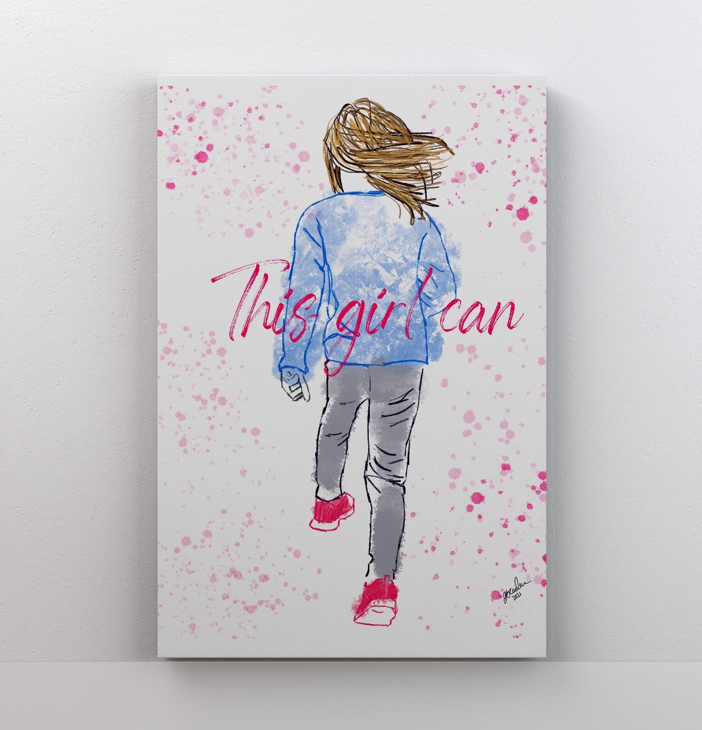 This Girl Can! Digital Art and Stationary