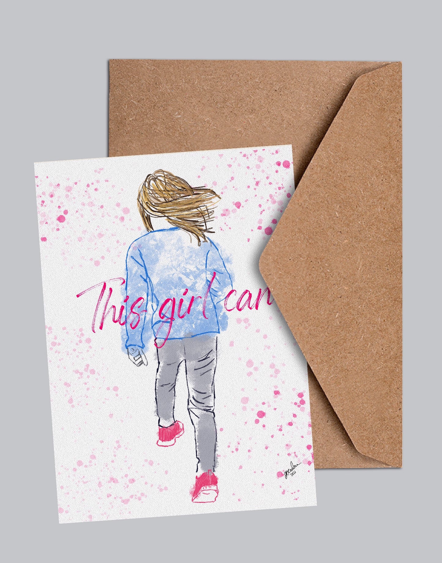 This Girl Can! Digital Art and Stationary