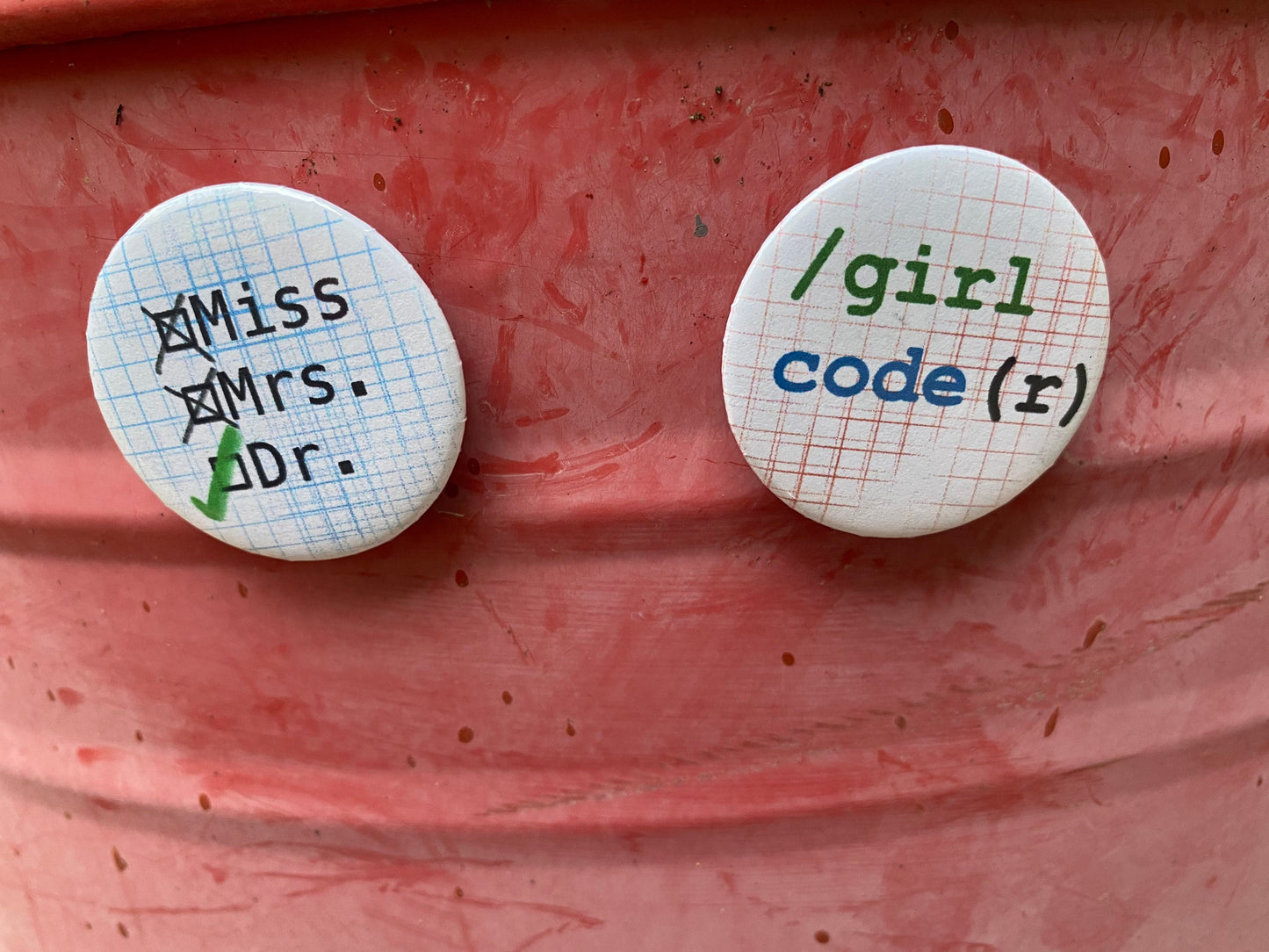 STEMINIST button pin pack