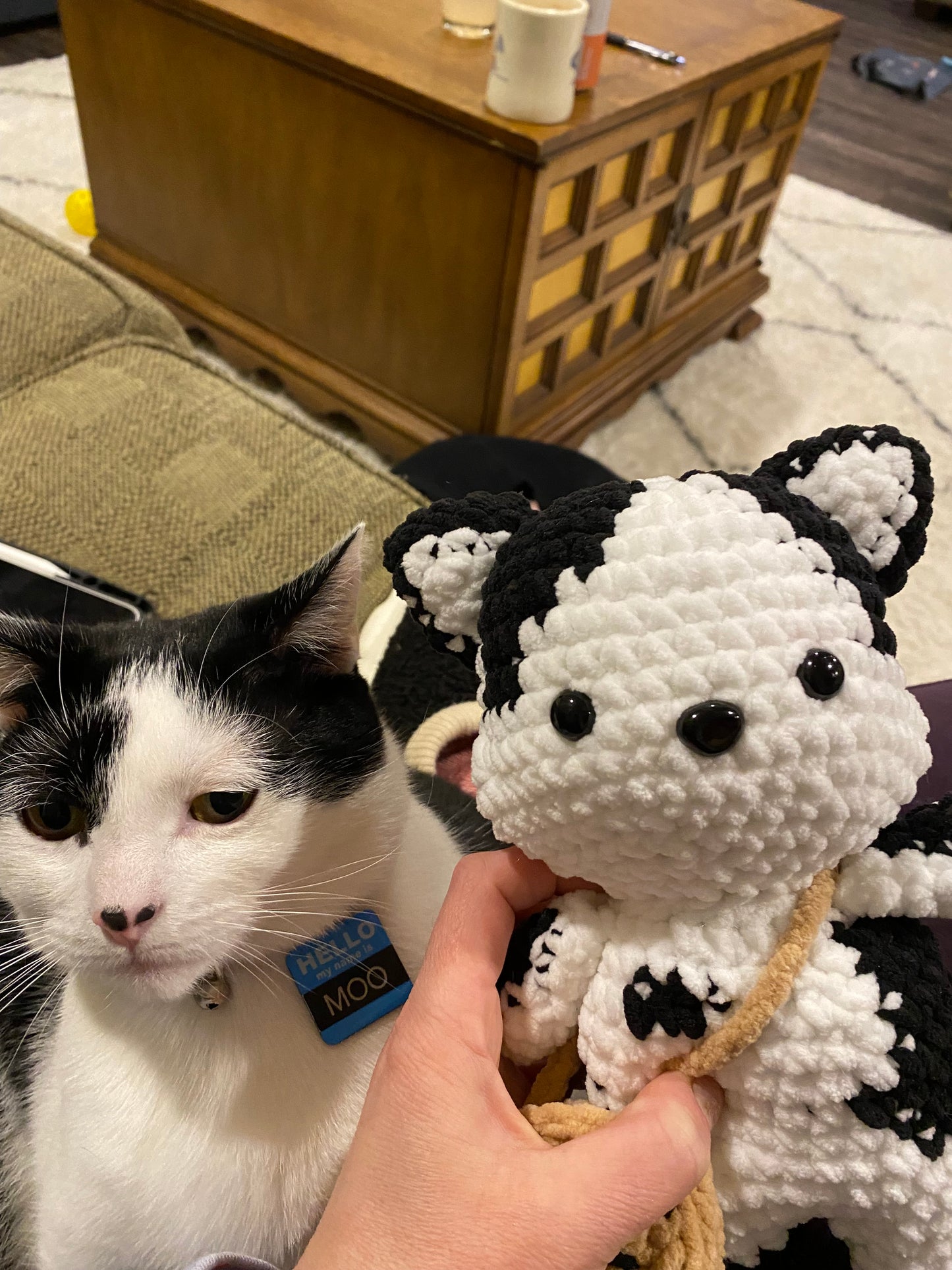 Milk and Cookies Crocheted Plushie