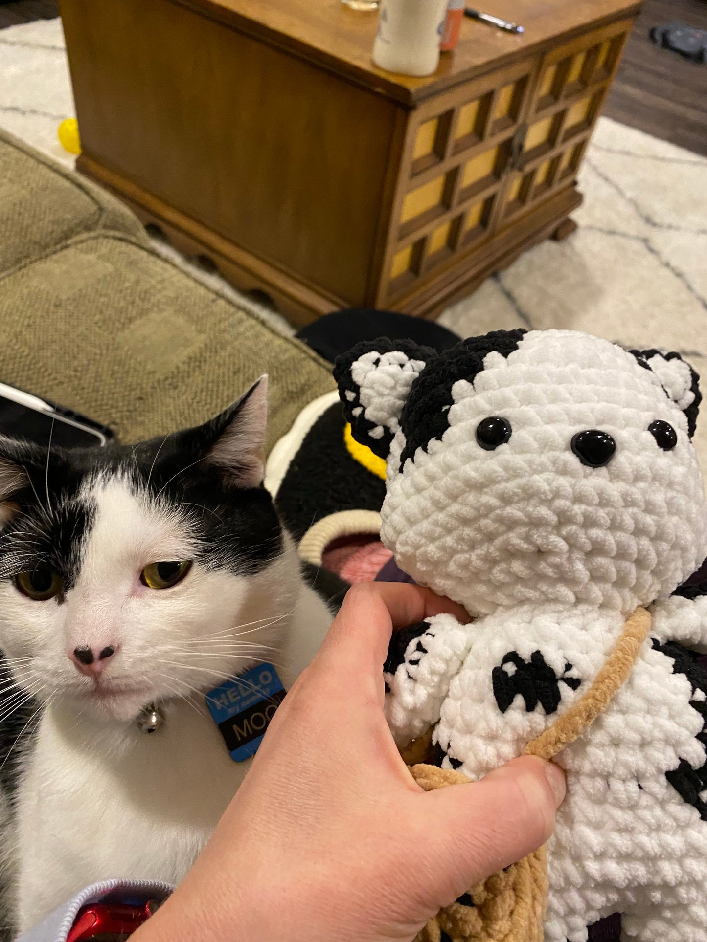 Milk and Cookies Crocheted Plushie