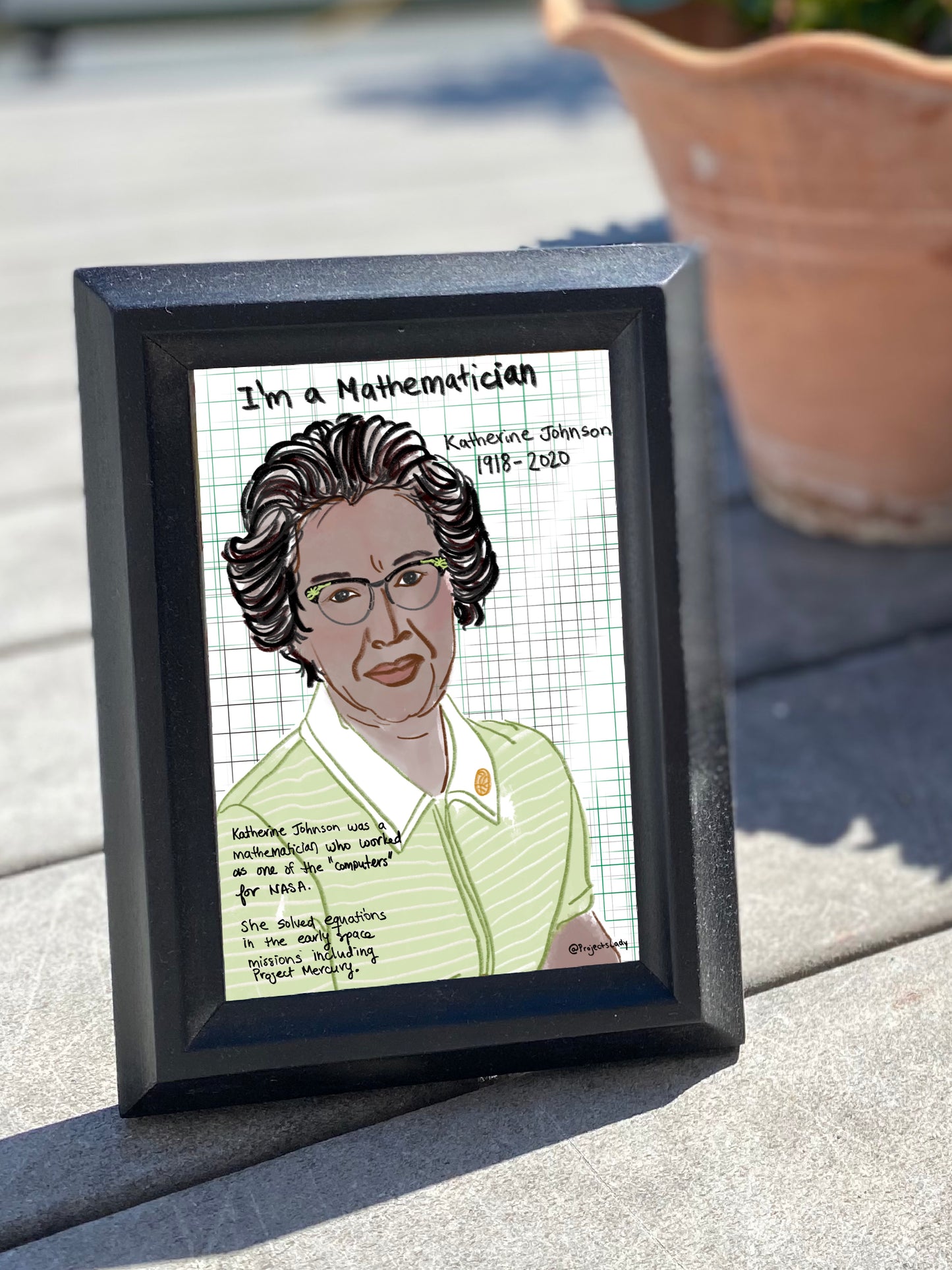 STEMinists Portraits: Katherine Johnson, NASA Mathematician