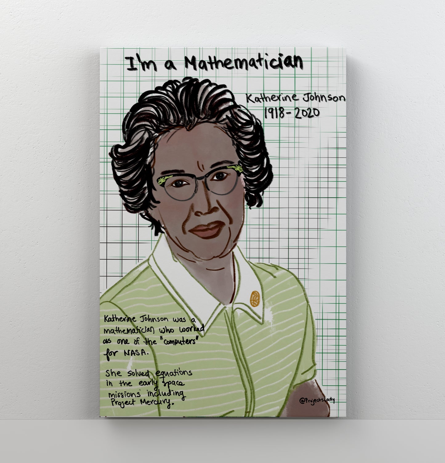 STEMinists Portraits: Katherine Johnson, NASA Mathematician