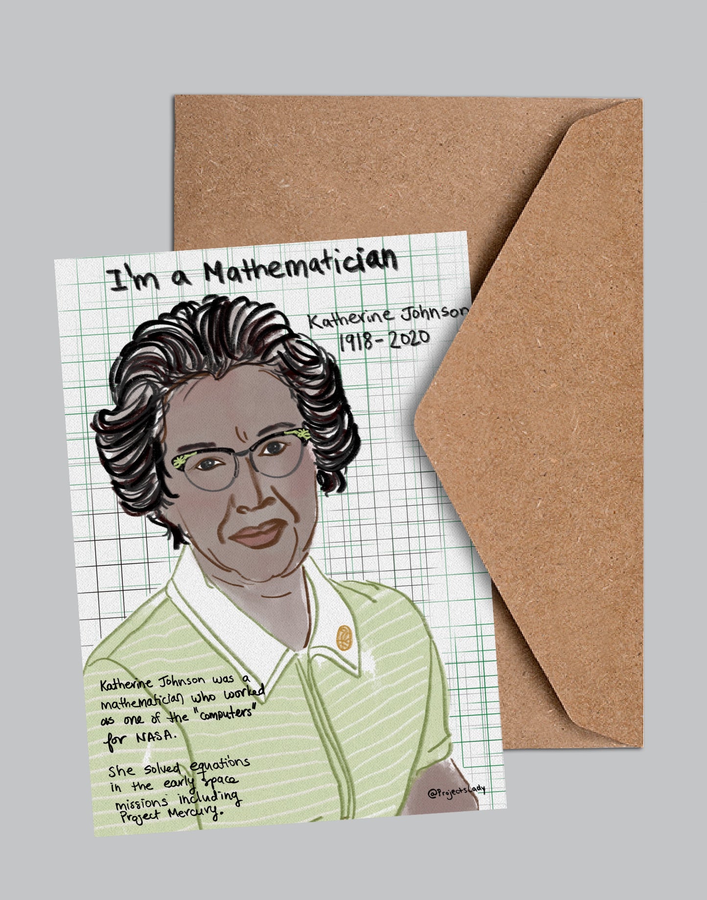 STEMinists Portraits: Katherine Johnson, NASA Mathematician