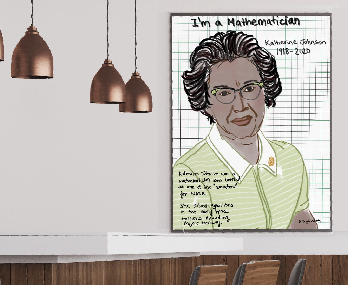 STEMinists Portraits: Katherine Johnson, NASA Mathematician