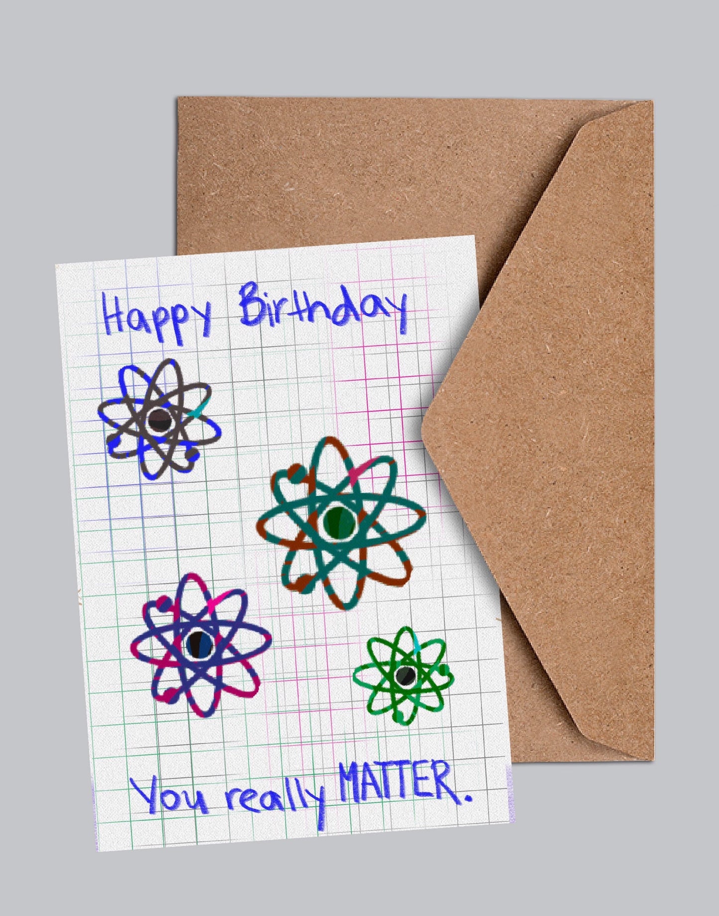 Science Birthday Card- You matter!