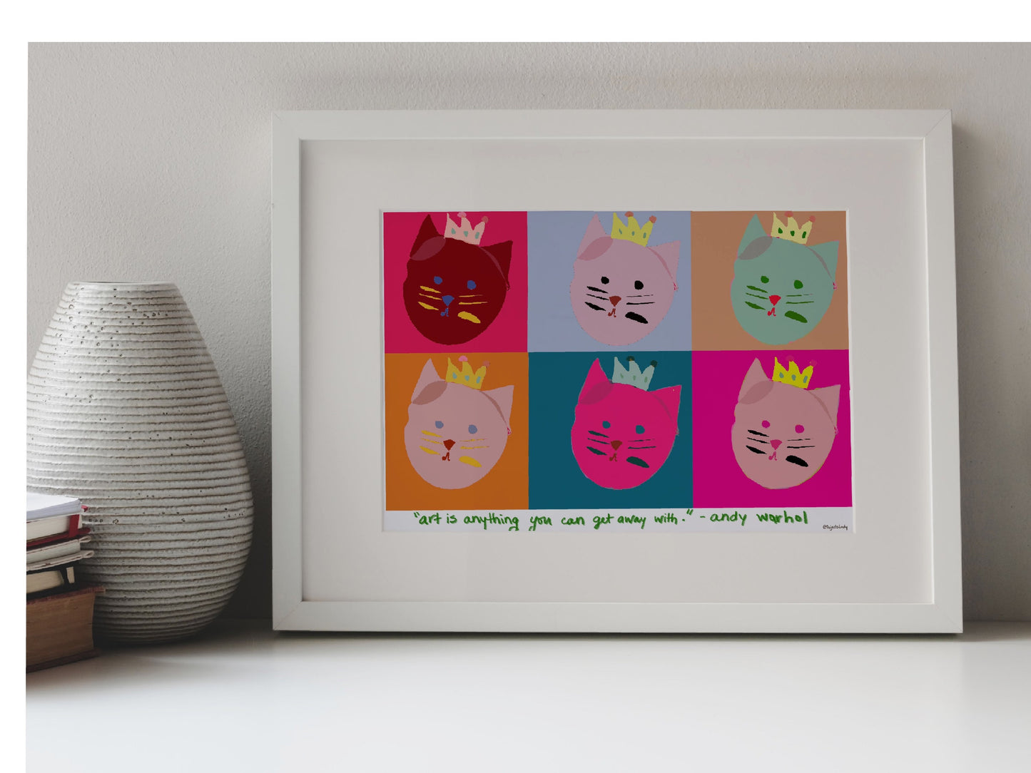 Andy Warhol Cats Digital Art and Stationary