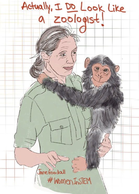 STEMinist Portraits: Jane Goodall, Zoologist