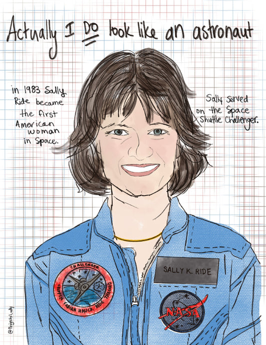 STEMinist Portraits: Sally Ride, NASA astronaut