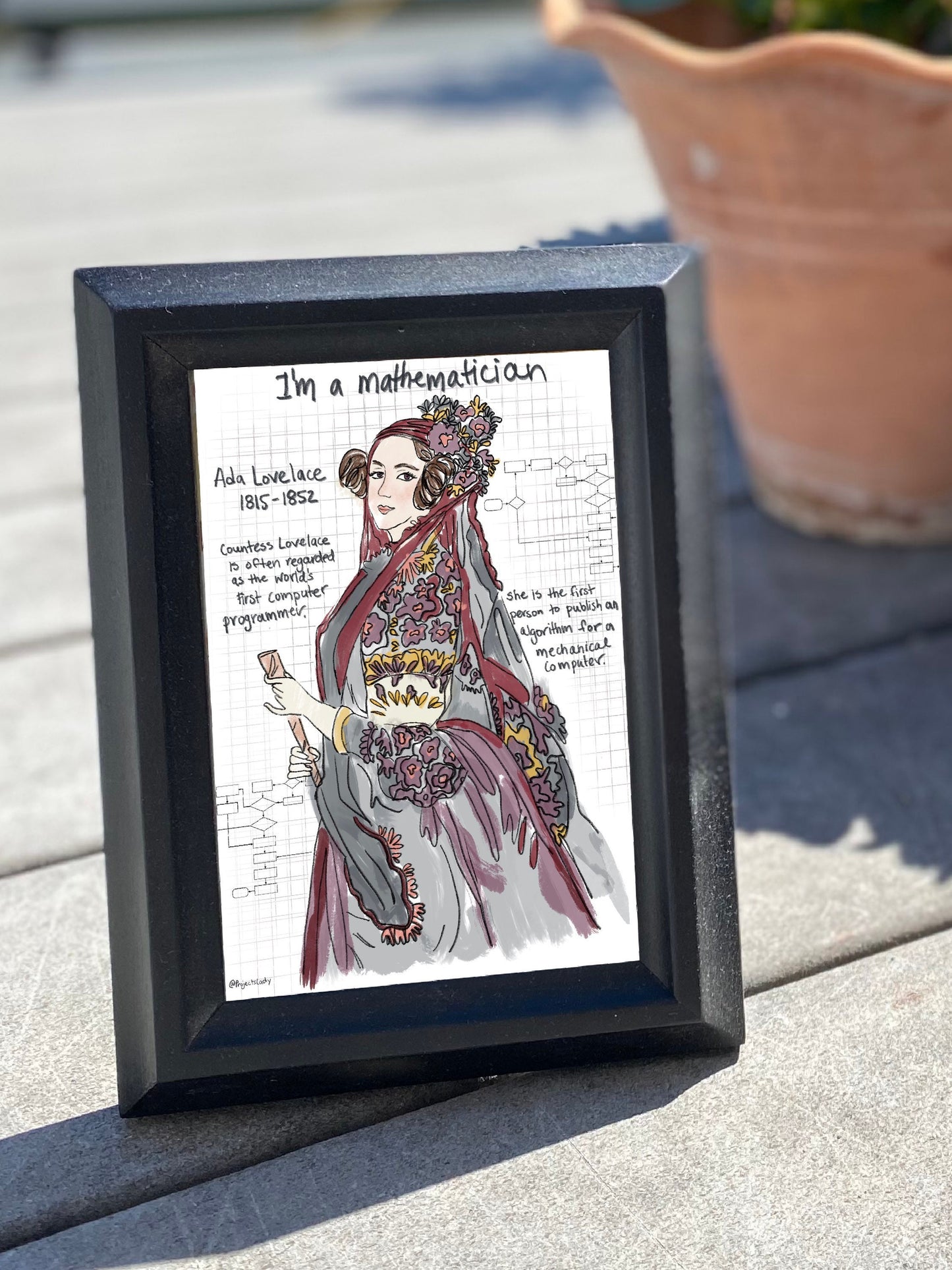 STEMinists Portraits: Ada Lovelace, Computer Sciece