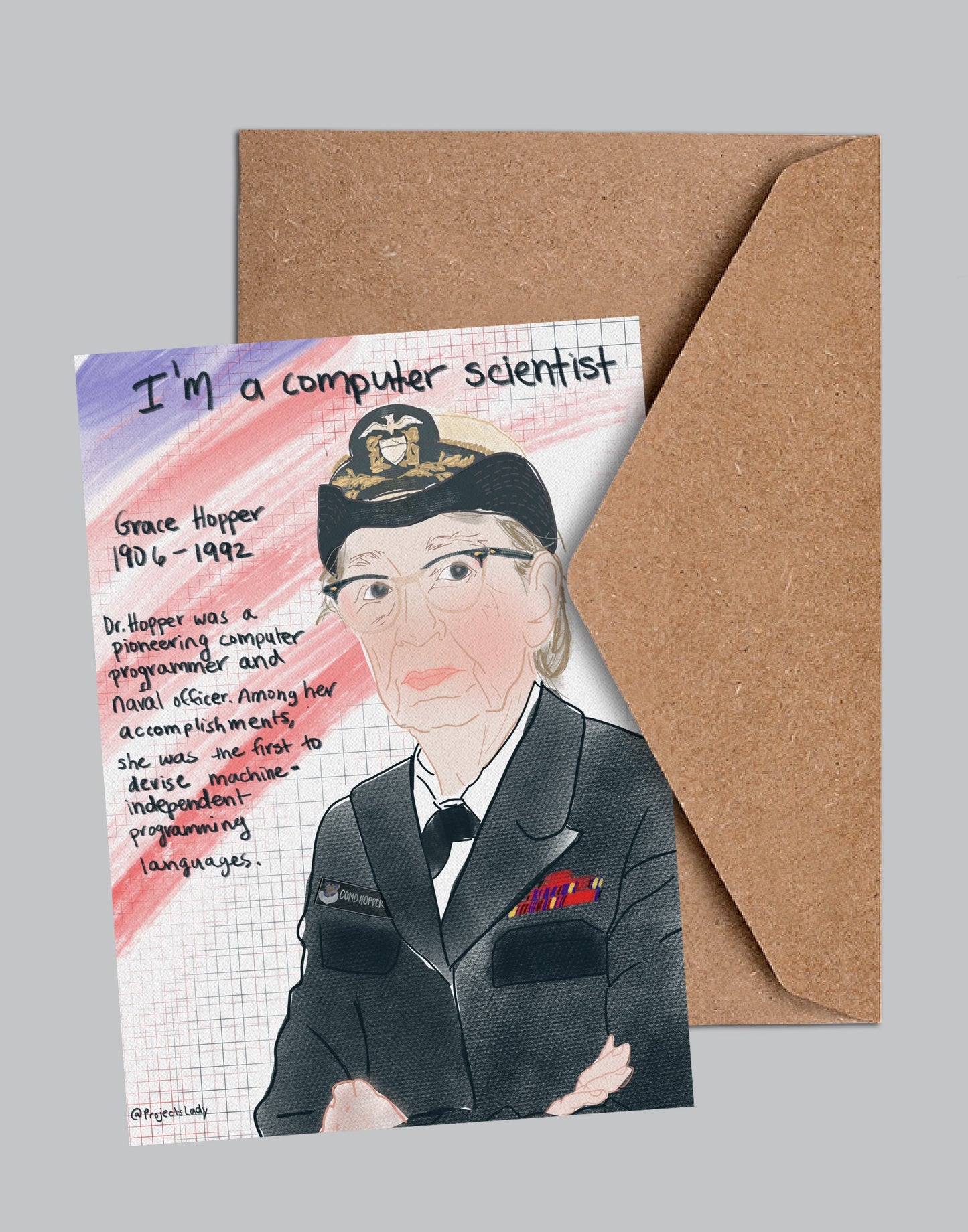 STEMinist Portraits: Grace Hopper, Navy Computer Coder