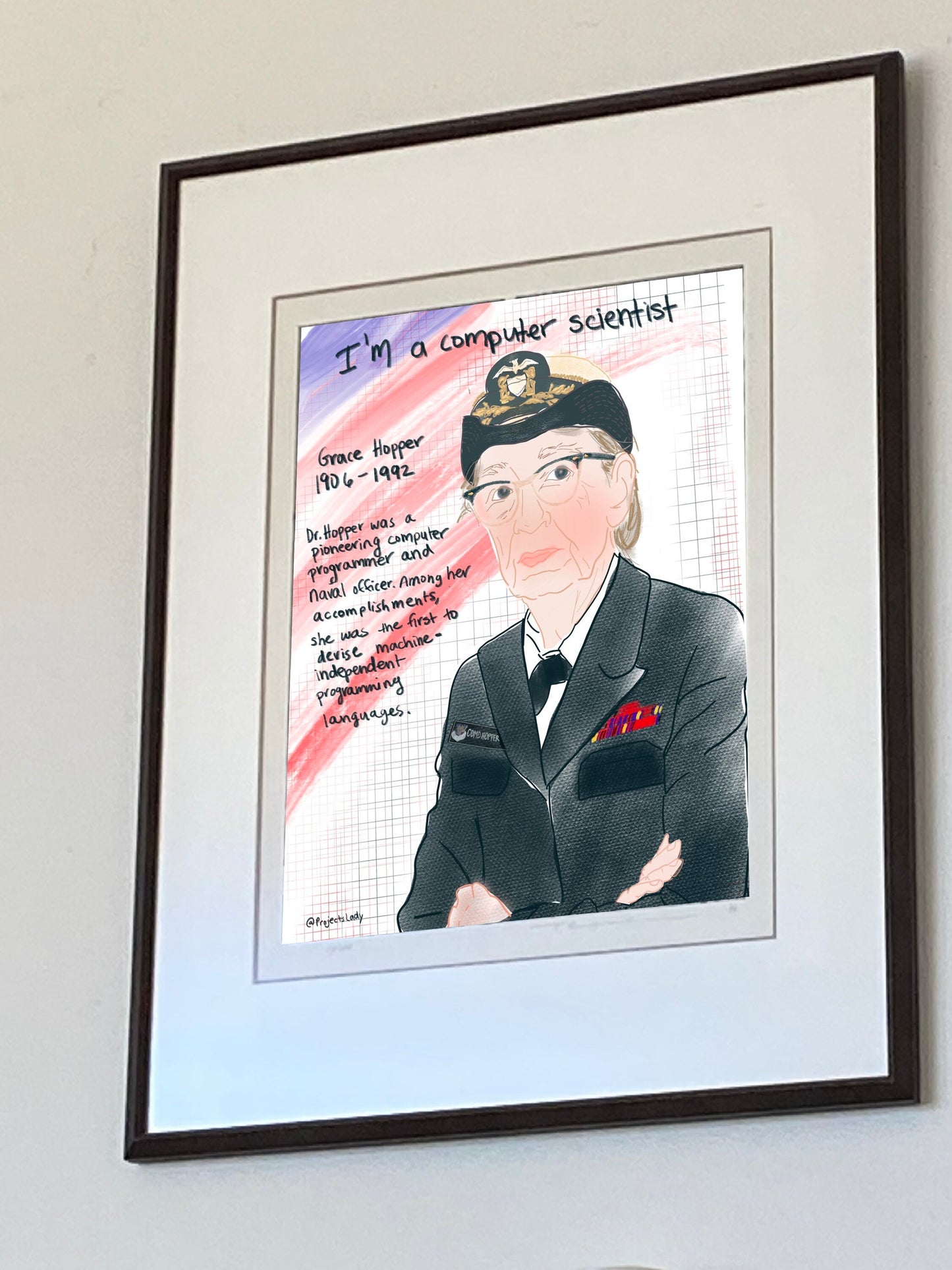 STEMinist Portraits: Grace Hopper, Navy Computer Coder