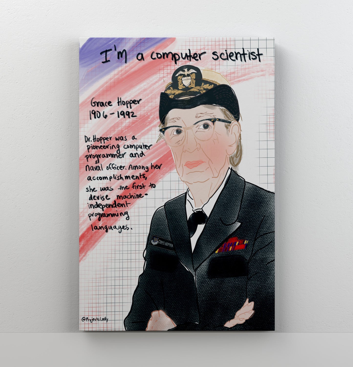 STEMinist Portraits: Grace Hopper, Navy Computer Coder